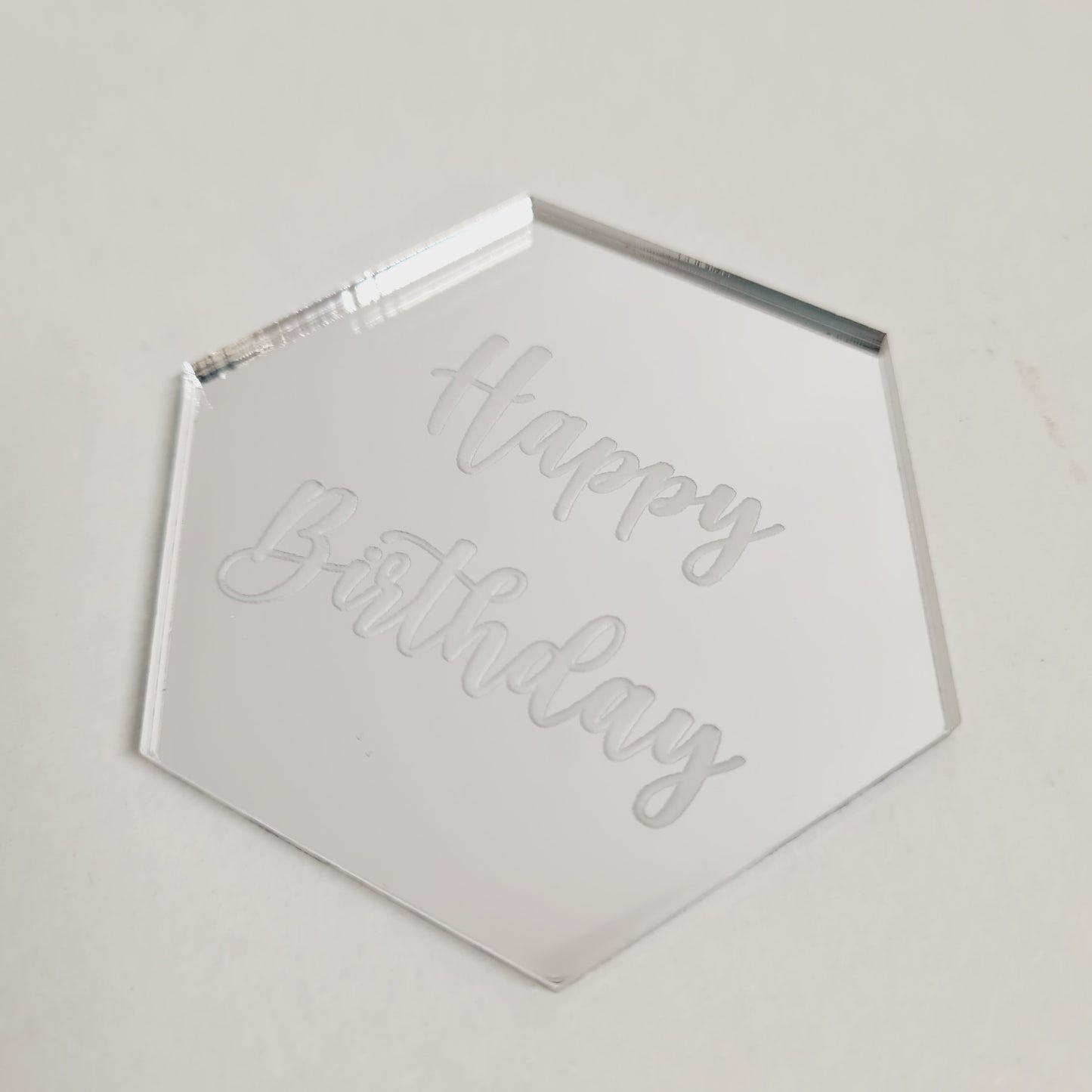 Happy Birthday Cupcake Hexagon