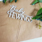 Personalised Baby Shower Cake Topper