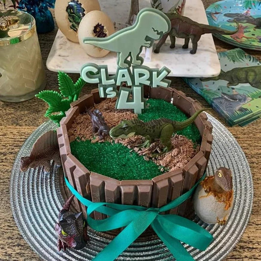 Dinosaur Personalised Cake Topper