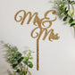Mr & Mrs - Cake Topper