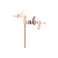 Oh Baby with Thin Font Cake Topper