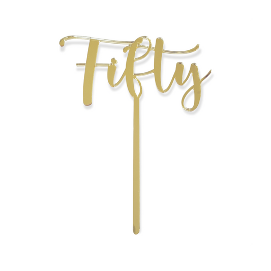 Fifty Cake Topper