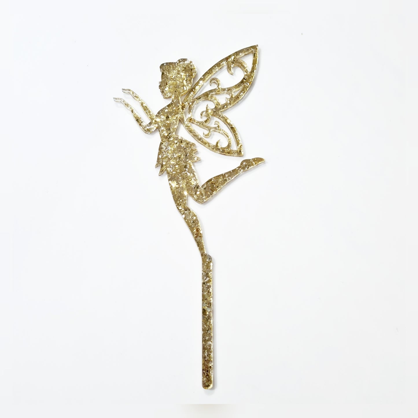Fairy Cake Topper with Detailed Wings