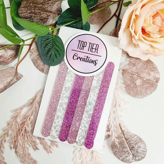 Cakesicle Sticks - Pink Glitter 6 pack