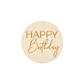 Happy Birthday Cupcake Disc Bamboo