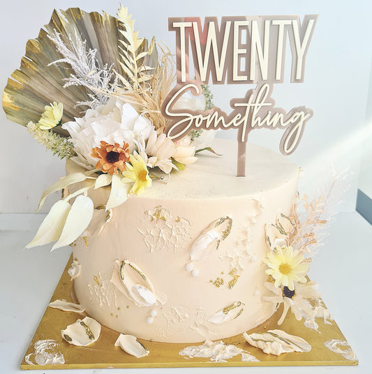 Twenty Something Cake Topper