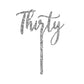 Thirty Cake Topper