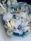 Name with Cross Cake Topper