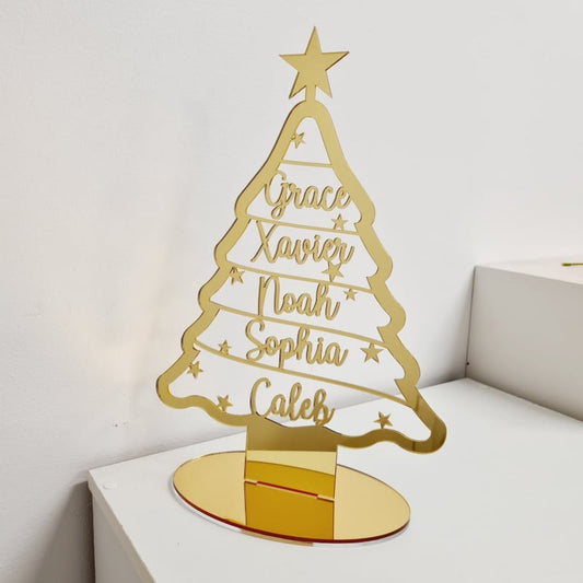 Family Christmas Tree Acrylic